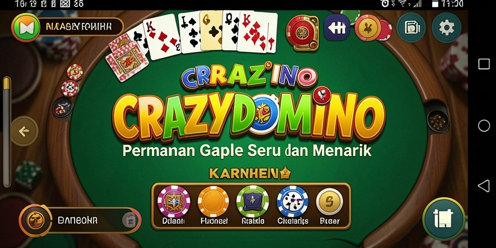 Gameplay seru dan menegangkan di CRAZYDOMINO.