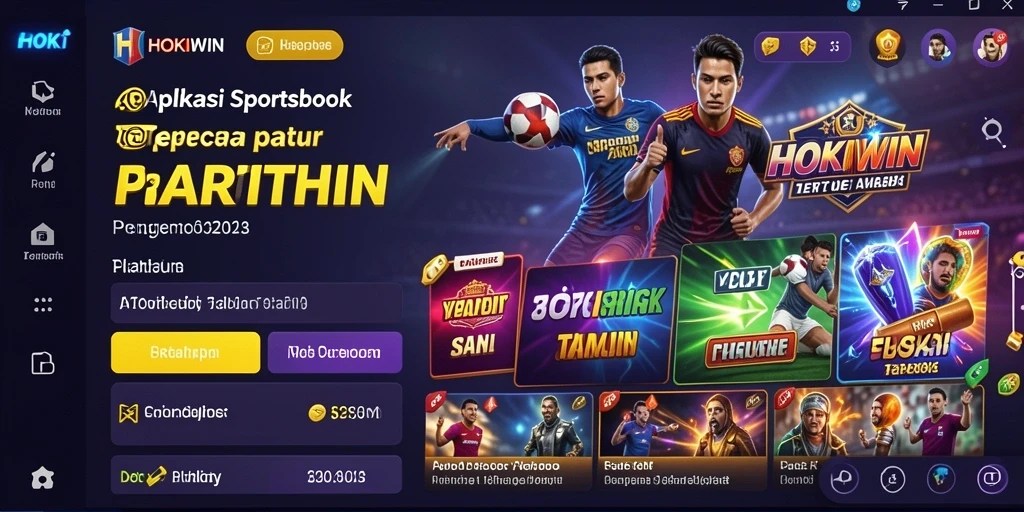 Tampilan interaktif dari gameplay taruhan HOKIWIN di ponsel.