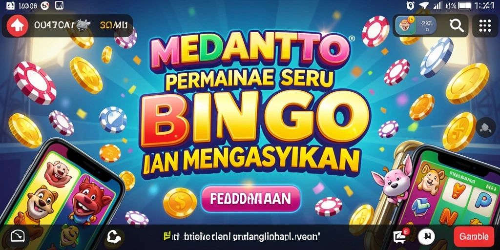 Screenshot gameplay MEDANTOTO yang menunjukkan suasana bermain Bingo.