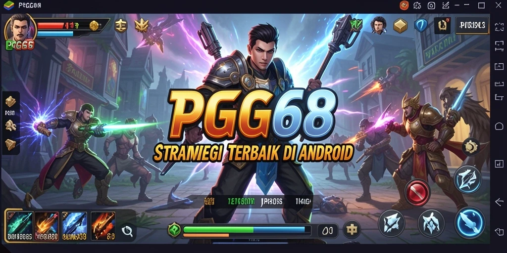 Tampilan gameplay seru dan strategi dalam PGG68.