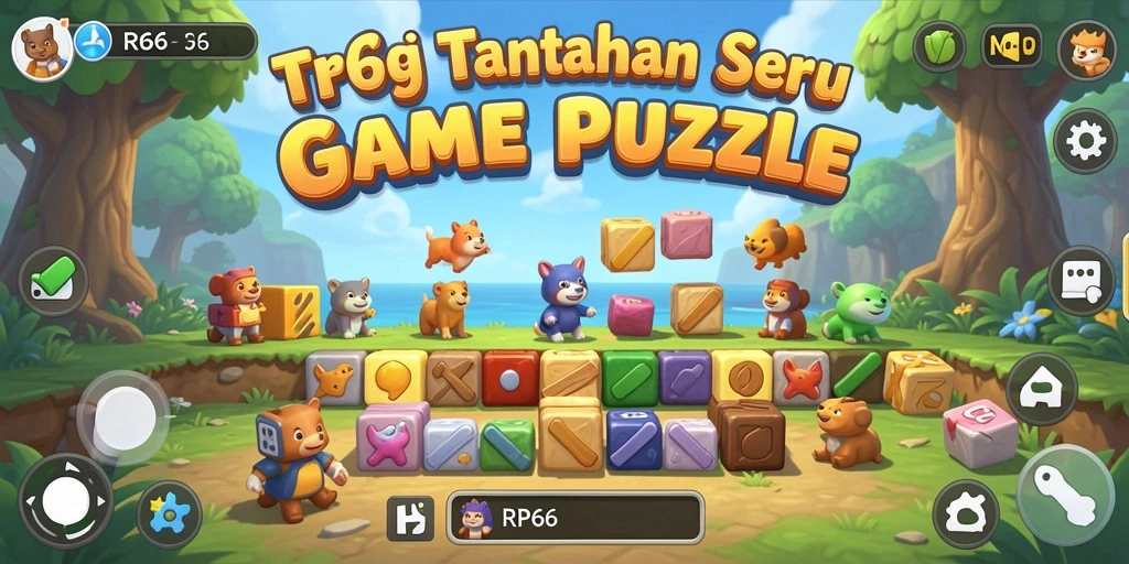 Tangkapan layar RP66 menampilkan gameplay menarik dari puzzle yang mengasyikkan.