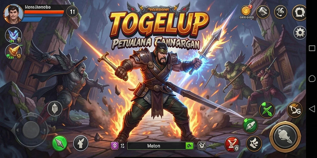 Gameplay seru TOGELUP dengan grafis yang memukau.