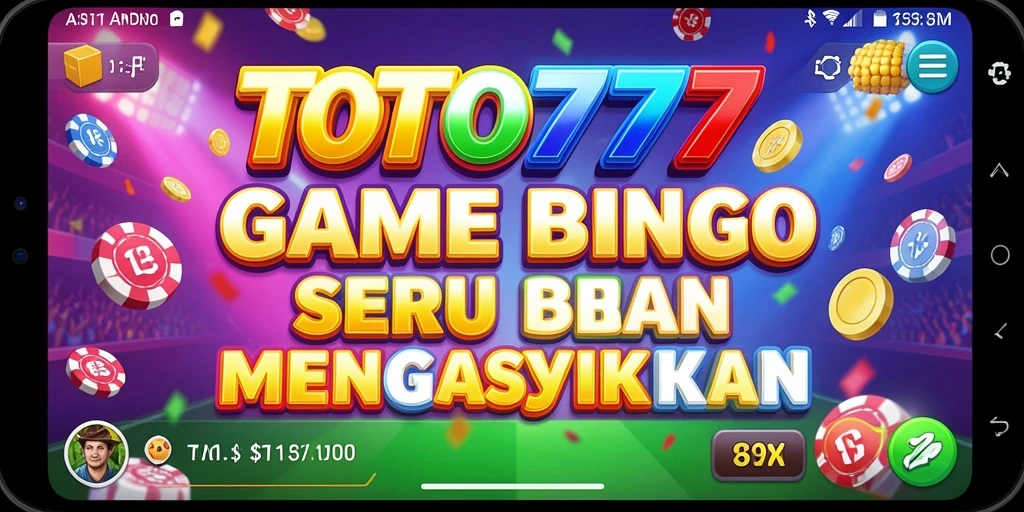 Tampilan screenshot utama TOTO777 menampilkan gameplay seru Bingo.